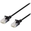 Kabelis DELTACO cat6a, 3.5mm, 5m, juodas / UUTP-1067