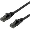 Patch kabelis DELTACO U/UTP High Flex Cat6, 1m, 24AWG, 500MHz, LSZH, juodas / UUTP-1501
