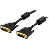 DELTACO DVI Single Link kabelis, DVI-D 18 + 1 kontaktas, 1m juodas / VE011-AA