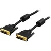DELTACO DVI Single Link kabelis, DVI-D 18 + 1 kontaktas, 1m juodas / VE011-AA