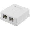 Adapteris DELTACO DisplayPort, balta / VR-221