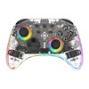 Žaidimų valdiklis DELTACO GAMING belaidis skaidrus „Switch 2“ su C mygtuku, RGB, makro mygtukais GAM-198-T / 4222477