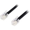 Deltacoimp Modulinis kabelis 4P4C (RJ9/RJ10/RJ22)>4P4C (RJ9/RJ10/RJ22) 10 m