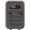 Denver DAB-48GREY, Asmeninis, Skaitmeninis, DAB+, FM, 2,5 W, 3,5 mm, Pilka, Medinis