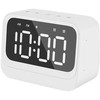 Radijo žadintuvas Denver EC-54W su głośnikiem Bluetooth balta