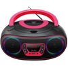 Muzikinis centras Denver TCL-212BT Mėlynas, 1.19 kg, Juodas, Mėlyna, Portable CD grotuvas
