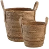 Lumarko Det Gamle Apotek Basket set, H 32/26 cm, Dia. 26/23 cm, 2-pack, Natural (27394029)