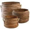 Lumarko Det Gamle Apotek Basket set, H 37/28.5/21.5 cm, Dia. 49/39/30.5 cm, 3-pack, Natural (27394015)