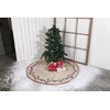 Kalėdinė dekoracija CHRISTMAS_TO Kilimėlis po eglute Det Gamle Apotek, skersmuo 100 cm, klasikinės šventės, ruda