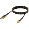 USB kabelis Dewalt USB-A - USB-C 1,2 m juodas (DXMA131-1361-DWG)