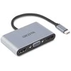 „Dicota USB-C“ nešiojama „5 viename“ prijungimo stotis 4K HDMI/DP PD 100 W