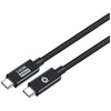 Kabelis USB Conceptronic USB-C - USB-C 1.2 m Juodas (ETTA04B12)