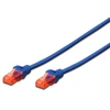 Digitus 15 m Cat6 U/UTP, 15 m, Cat6, U/UTP (UTP), RJ-45, RJ-45, mėlynas