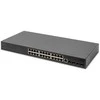 Šakotuvas Jungiklis Digitus Digitus Tinklo jungiklis, 24 prievadai 10/100/1000 + 4SFP+ UPLINK, 19 colių serverio stovams, L2+ funkcija