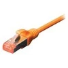 Oranžinis DIGITUS SFTP LAN cable, patch 6 cat, 1.0m, oranžinis, 2xRJ45, DK-1644-010/OR