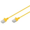 Digitus Patchcord Slim Cat.6 U/UTP LSZH 0.3m geltona (DK-1618-003S-Y)