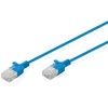 Digitus Kabelis krosowy CAT 6 U-UTP Slim, 0,3 m, juoda (DK-1618-003S-BL)