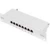 DIGITUS CAT 6A, E klasės komutacinė panelė, ekranuota, juoda