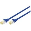 Digitus DIGITUS CAT 6A S / FTP Patchkabel, 10 Stück, 1m, blau