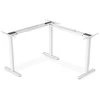 Elektra reguliuojamo aukščio stalo rėmas Assmann Electronic DIGITUS, 3 kojų, aukštis 72–120 cm, maks. 120 kg, Baltas