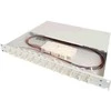 Assmann Electronic DIGITUS šviesolaidinis stumdomas sujungimo dėžė 1U Įrengtas 24x LC dupleksas, įskaitant. M 25 Screw Splice Cassette OM3 Color Pigtails Adapteris