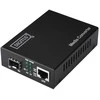 Digitus Skaitmenas | Gigabito eterneto medijos keitiklis, SFP SFP atviras lizdas, be SFP modulio | DN-82130 | SFP | 10/100/1000 Mbps prievadas