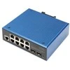 Šakotuvas Jungiklis Digitus DIGITUS Switch 8+2-Port L2 valdomas Gigabit Ethernet PoE