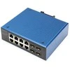 Šakotuvas Jungiklis Digitus DIGITUS Switch 8+4 -Port Gigabit Ethernet PoE