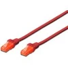 Digitus 30 m Cat6 U/UTP, 30 m, Cat6, U/UTP (UTP), RJ-45, RJ-45, raudonas