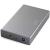 Digitus Digit USB 3.0 korpusas 3,5 colio SATA III SSD/HDD diskui iki 16 TB su maitinimo šaltiniu, aliuminis