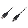 Digitus DB-300102-018-S USB 2.0 kabelis tipas A - B M/M, 1,8 m, juodas
