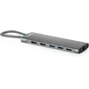 Digitus Doko stotelė usb-c 11-portowa, hdmi 8k/30hz + hdmi 4k/60hz, 3x usb-a + 2x usb-c 3.2 gen1, 2x usb-a 2.0, rj45, power delivery 100w, mst/sst