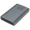 Digitus USB M.2 NVMe klonavimo stotis, SSD, NVMe, 20 Gbit/s, USB 3.2 Gen2, aliuminis, be įrankių, SSD korpusas, M.2, M.2, 20 Gbit/s, USB jungtis, Žalia