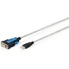 Digitus Kabelis adapter usb 2.0 do rs232 (db9) | chipset ftdi (ft232rnl) | pvc, transparentny | mocowanie na śruby | 1.8m