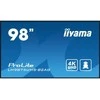 Monitorius Iiyama iyama ProLite LH9875UHS-B2AG – 98 colių įstrižainės klasės (97,5 colio matomas) LED ekranas su foniniu apšvietimu – skaitmeniniai ženklai – su įmontuotu medijos grotuvu / pasirenkama kompiuterio lizdo galimybė – 4K UHD (2160p) 3840 x 2160