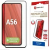 „Displex Juodas“ – „Samsung Galaxy A56 5G“ 3D apsauginis stiklas, pilnai apsaugotas