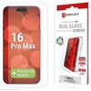 Apple iPhone 16 Pro Max tikras ekrano stiklas + dėklas, pagamintas „Displex“, skaidrus