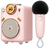 Divoom Thumbs Up Nykščiai aukštyn! kolonėlė "Fairy OK" Bluetooth inkl. Mikro rosa – garsiakalbis