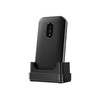 Doro Leva E22, atlenkiamas, viena SIM kortelė, 7,11 cm (2,8"), 0,3 MP, 1150 mAh, juoda, balta