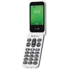 Doro Leva E30, atverčiamas, viena SIM kortelė, 7,11 cm (2,8"), 0,3 MP, 1150 mAh, juoda, balta