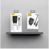 Dudao A23LEU 2.4A GaN EU USB-A sieninis įkroviklis su USB-A į Lightning kabeliu - Juodas