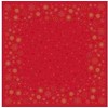Staltiesė Stikdug Duni šilkas+ 84 x 84 cm Stargazing raudona, 20 vnt./pak
