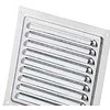 Duka Ventilation Venetianiškos žaliuzės su tinkleliu nuo vabzdžių 150x150 mm, aliuminio, MVM