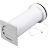 Duka Ventilation Teleskopinis vožtuvas su virvele, baltas/pilkas