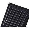 Duka Ventilation Venetianiškos žaliuzės su tinkleliu nuo vabzdžių 150 x 150 mm, juodos MVM