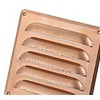 Duka Ventilation Venecijietiškos žaliuzės su tinkleliu nuo vabzdžių 150 x 150 mm, varinės, 152.1 tipo