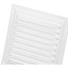 Duka Ventilation Venetianiškos žaliuzės su tinkleliu nuo vabzdžių 150x150 mm, baltos, MVM