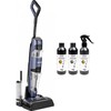 4Swiss VC024 „CleanBooster“ juodas vertikalus dulkių siurblys + valymo priemonės