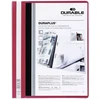Laikiklis Durable DURAPLUS, raudonas, A4, 1 kišenė