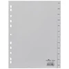 Laikiklis Durable 651210, Skaitmeninė indeksavimo lentelė, Polipropilenas (PP), Pilkas, Portretinis, Pilno dydžio A4 portretinis, 230 mm